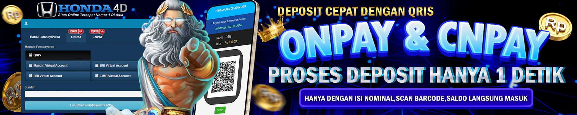 honda4d deposit cepat dengan onpay dan cnpay